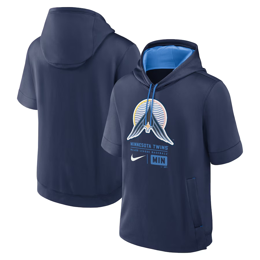 Men MLB Minnesota Twins blue 2024 Nike hoodie